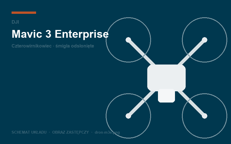 Schemat układu konstrukcyjnego: DJI Mavic 3 Enterprise